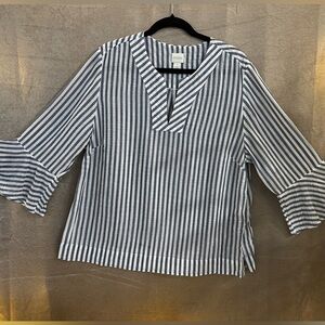 striped blouse size 3 used without details